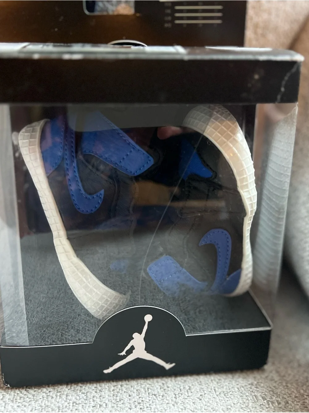 Nike Baby Jordan Sneaker - Black and Blue New In Box